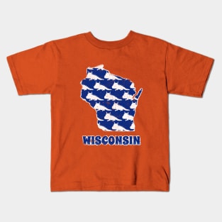 Wisconsin Hodag - vintage retro cryptid distressed Kids T-Shirt